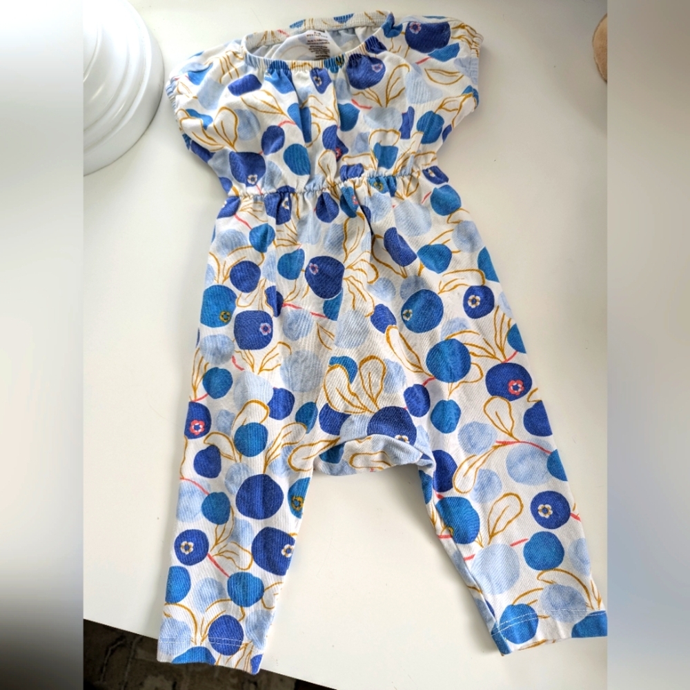 Blueberry Print Tea Collection Outfit